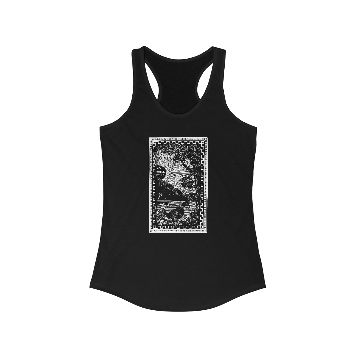 La Poule Noire - Black Pullet - 18th Century Grimoire - Talismanic Magic - Racerback Tank - Image 8