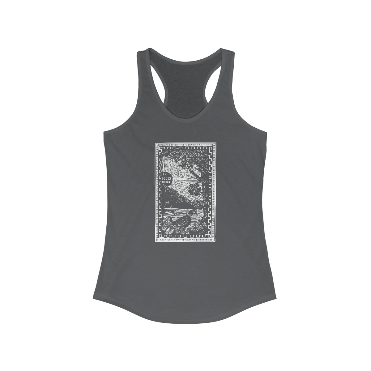 La Poule Noire - Black Pullet - 18th Century Grimoire - Talismanic Magic - Racerback Tank - Image 6