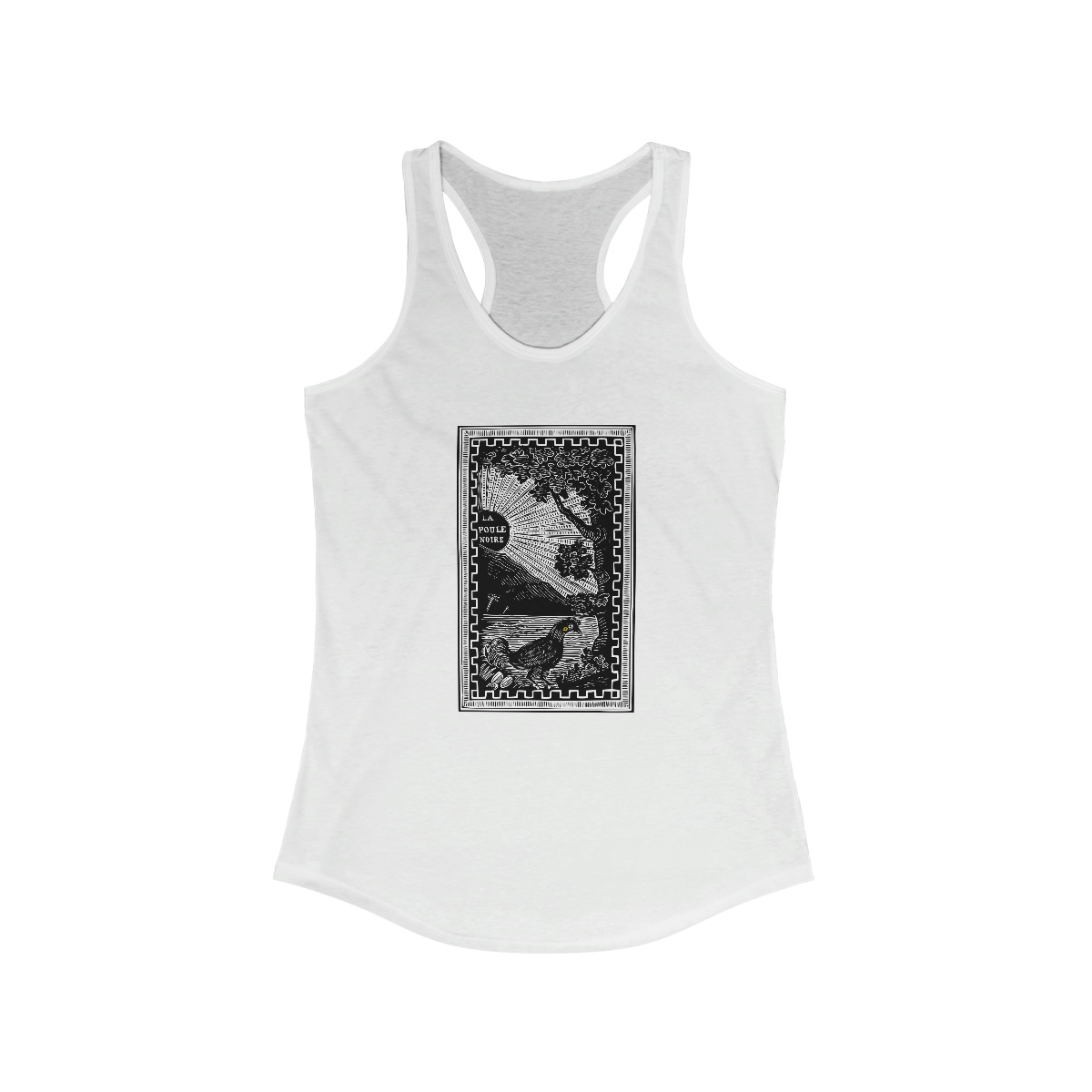 La Poule Noire - Black Pullet - 18th Century Grimoire - Talismanic Magic - Racerback Tank - Image 2