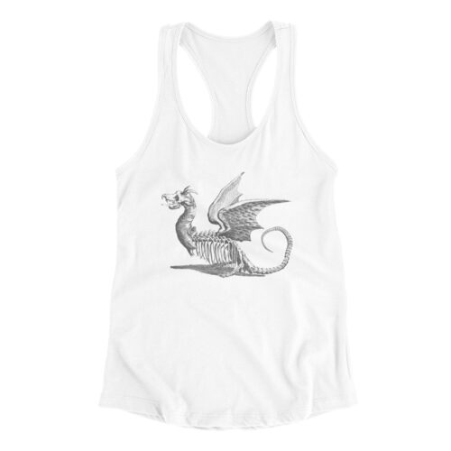 Dragon Skeleton - Cornelis Meyer, 1696 Engraving - Racerback Tank