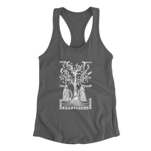 Ramon Llull - 13th Century Medieval Engraving- Arbor Scientae -  Racerback Tank