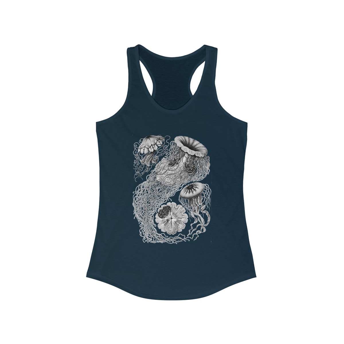 Jellyfish - Ernst Haeckel - Vintage Nature Print - Sea Life - Racerback Tank - Image 5