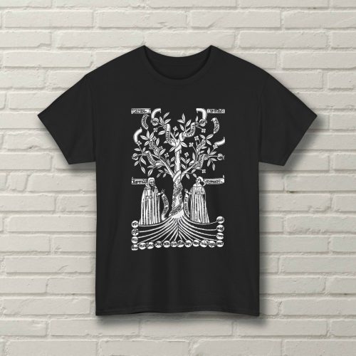 Ramon Lull - Arbor Scientae - Vintage 13th Century Engraving - Unisex Tee