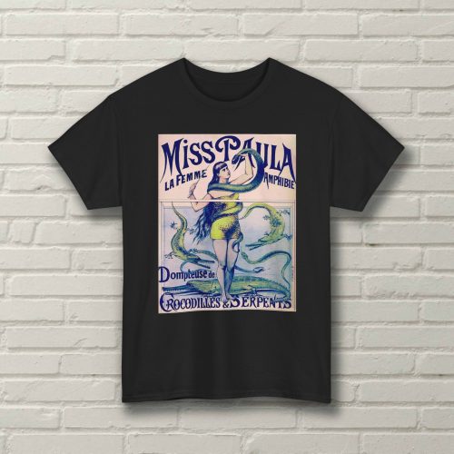 Miss Paula La Femme Amphibie - Sideshow Poster - Unisex T-shirt