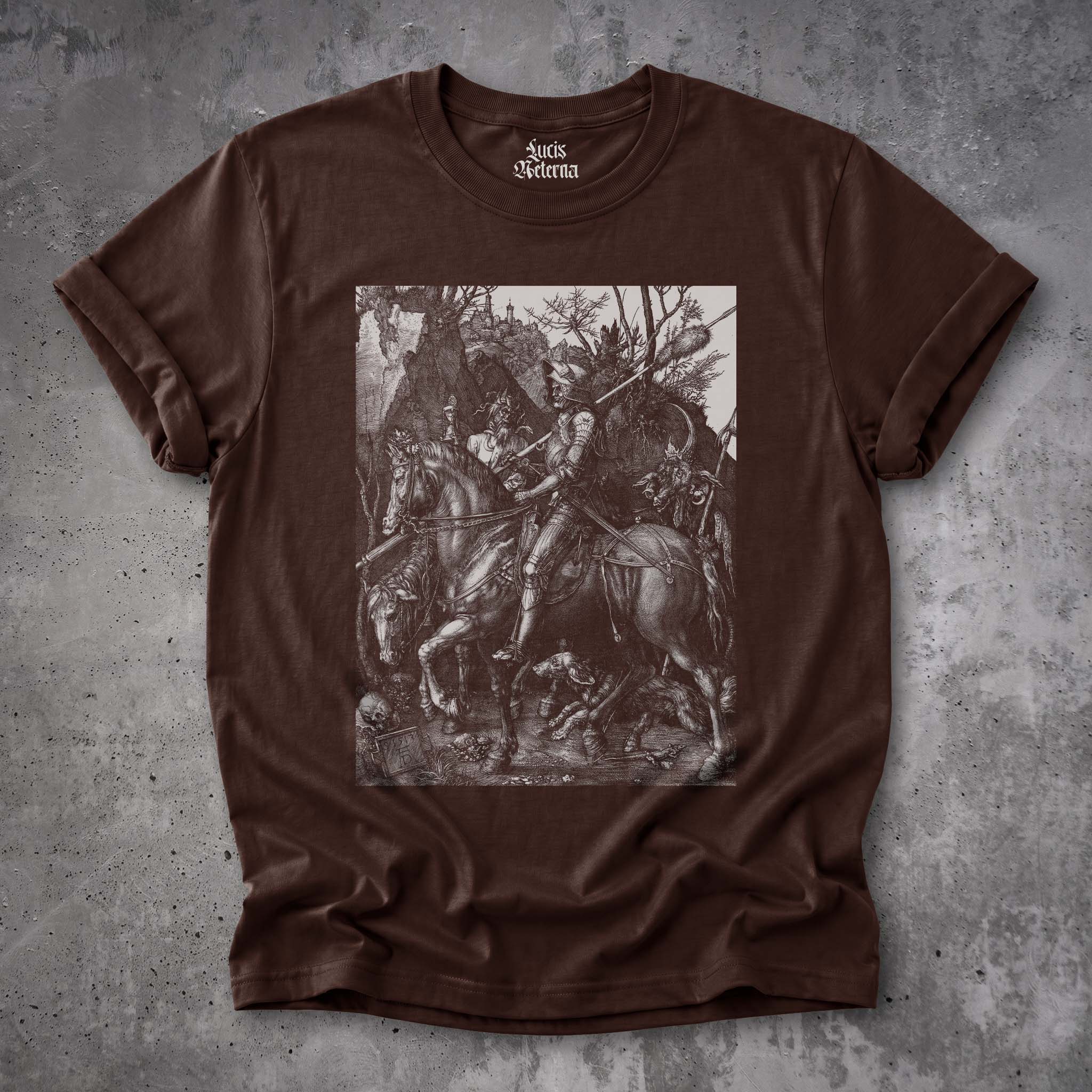 Knight Death and the Devil - Albrecht Dürer - Unisex T-shirt - Image 6