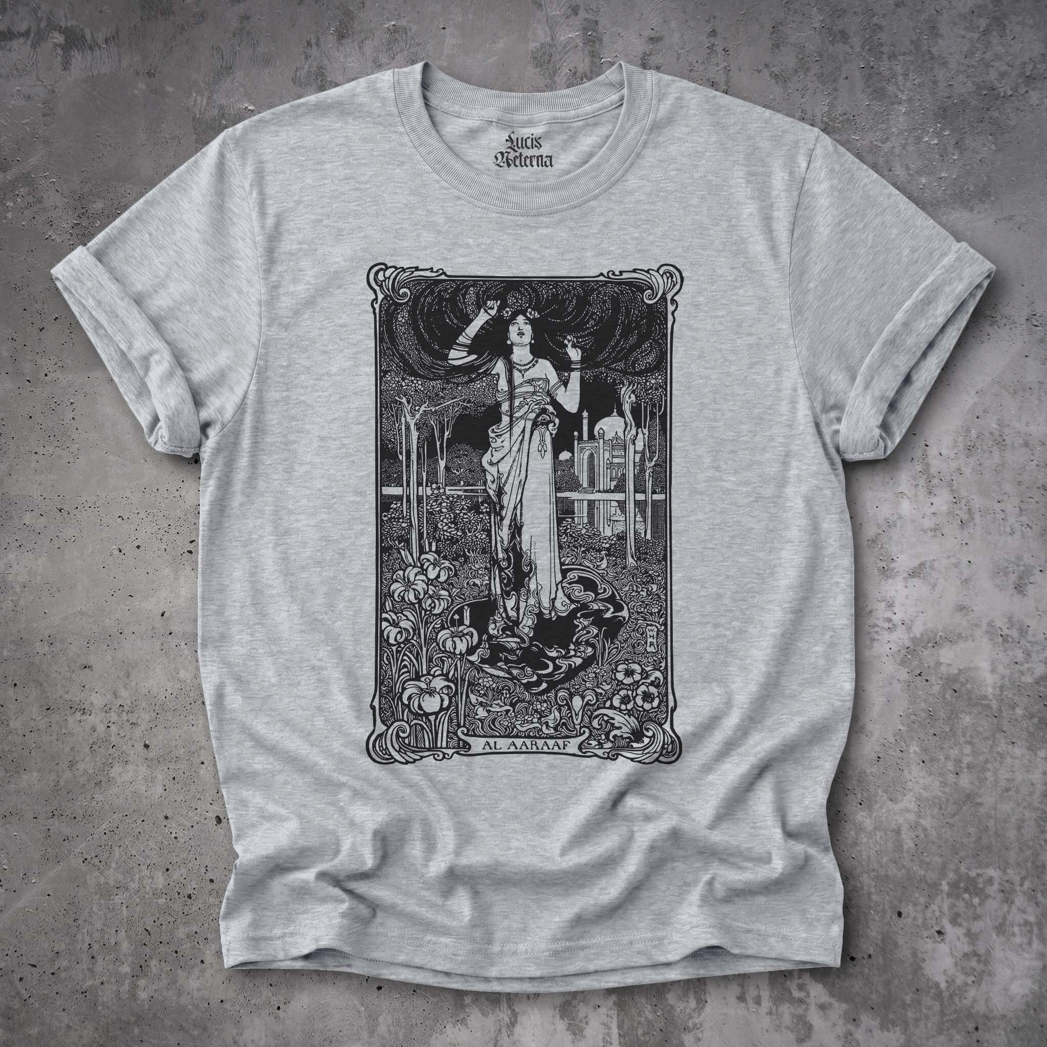 Al Aaraaf - Edgar Allen Poe - W. Heath Robinson Illustration - Unisex T-shirt - Image 7