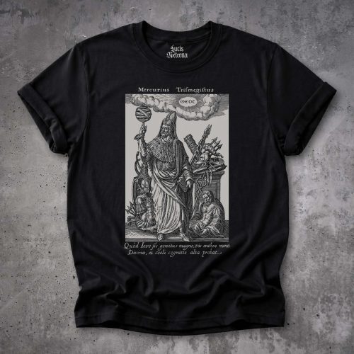Hermes Trismegistus Shirt | Mercurius Trismegistus Engraving | Hermetic Philosophy Tee | Corpus Hermeticum | Alchemy Unisex Tshirt