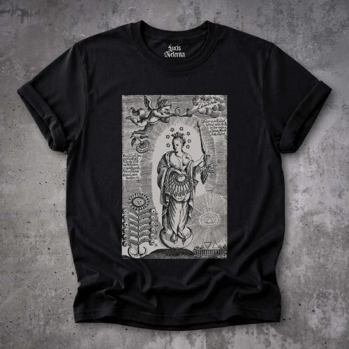 Hermetic Venus - 17th Century Alchemical Oswold Croll Occult Print - Unisex T-shirt
