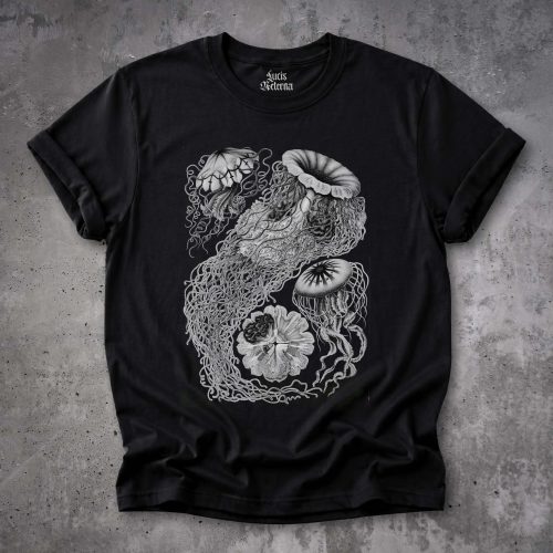 Jellyfish - Ernst Haeckel - Vintage Nature Print - Sea Life - Unisex Tshirt