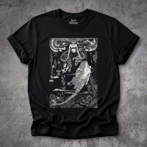 I Know What You Want Said The Sea Witch - Vintage Little Mermaid Engraving by Harry Clarke - Unisex Tshirt